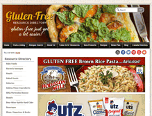 Tablet Screenshot of glutenfreeresourcedirectory.com